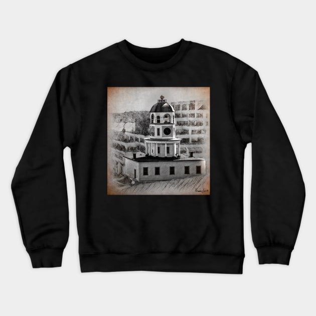 Halifax Town Clock Crewneck Sweatshirt by kenmo